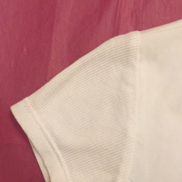 Rampage Solid White Scrub Top Size Small - Picture 4 of 4